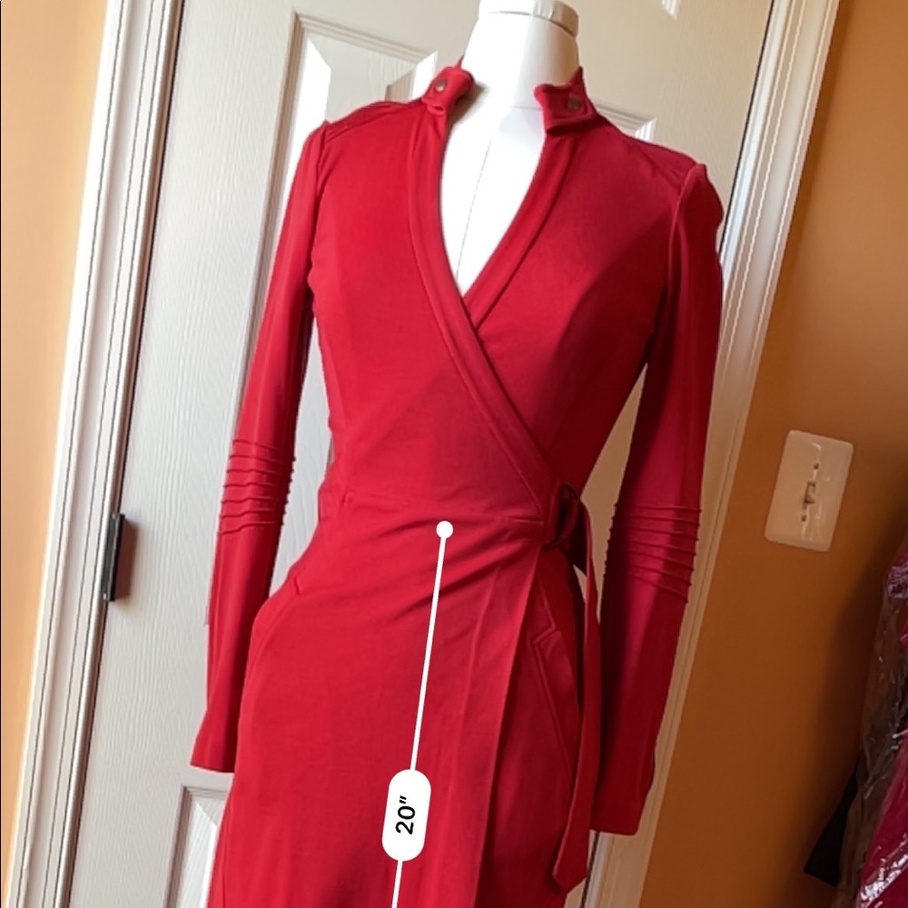 Dvf Wrap Dress With Brass Detailing - image 5